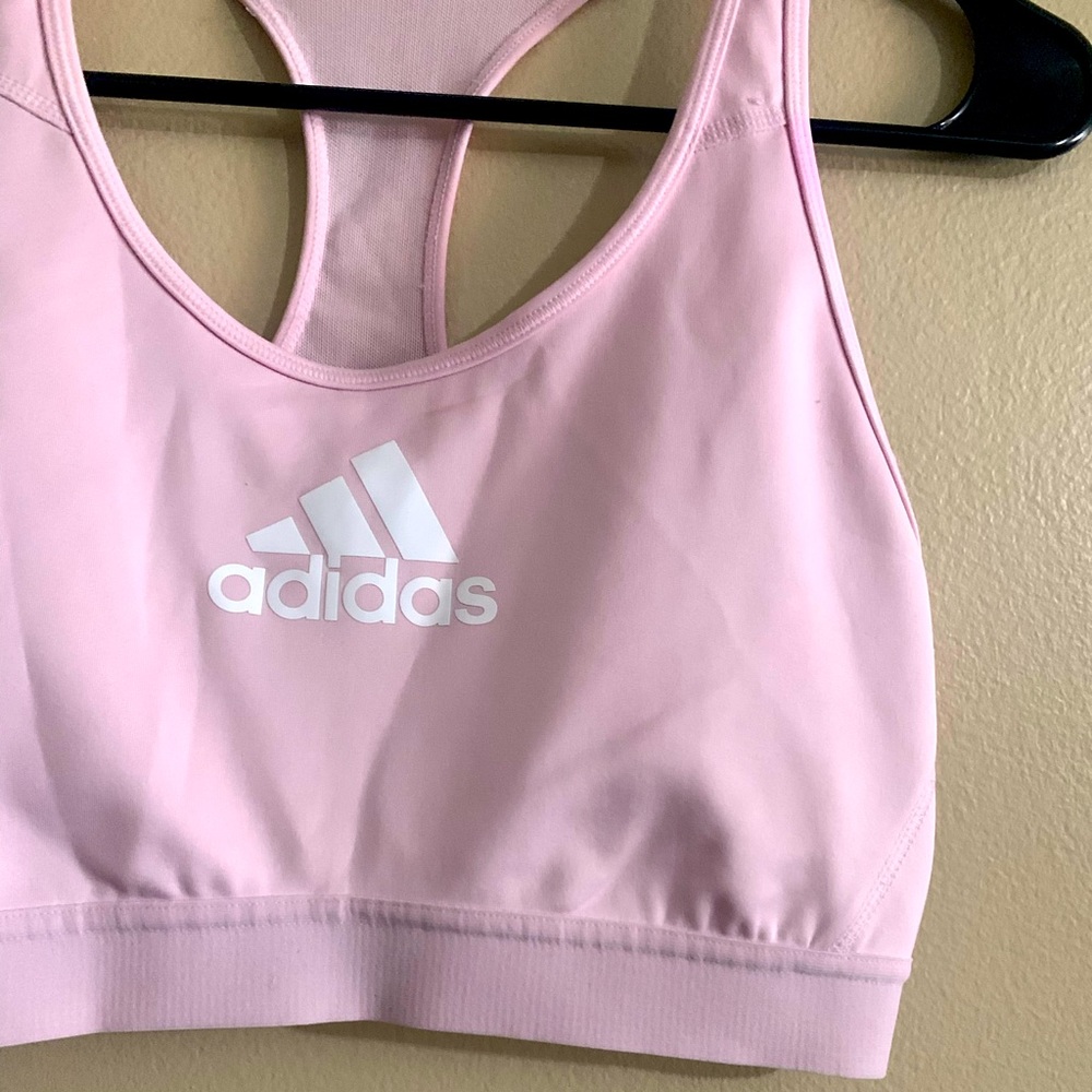 Adidas pink sports bra